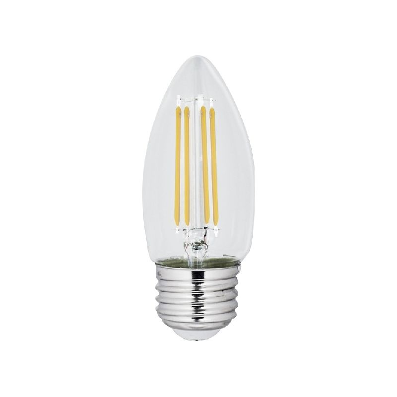 Feit Electric BPETC40/950CA/FIL LED Bulb, General Purpose, 40 W Equivalent, E26 Lamp Base, Dimmable, Daylight Light