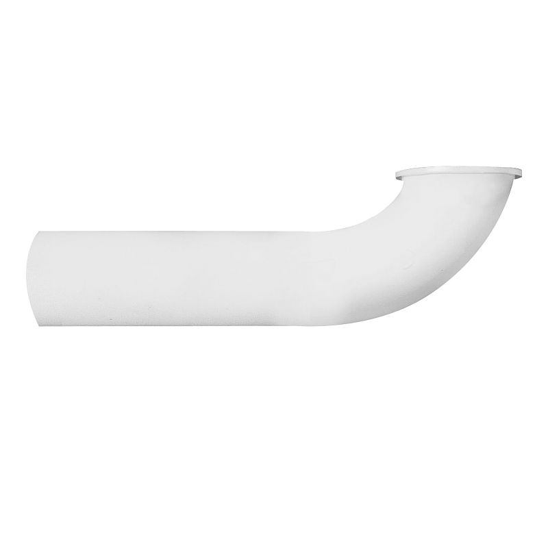 Plumb Pak PP66-15W Wall Tube, 1-1/4 in, 7 in L, Plastic, White White