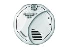First Alert 3120B Smoke Alarm, 120 V, Ionization, Photoelectric Sensor, 85 dB, White White