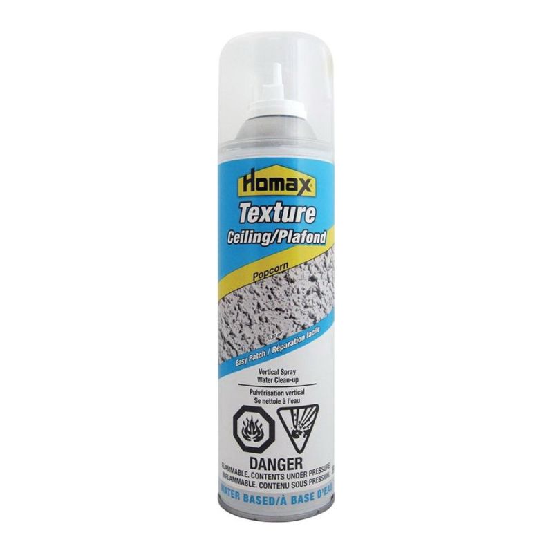 Homax Easy Patch 4194 Popcorn Ceiling Texture Spray, Liquid, White, 14 oz Aersol Can White
