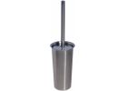 iDesign Forma Toilet Bowl Brush with Caddy Silver