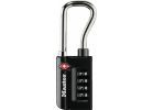 Master Lock Number Combination Luggage Lock With Extended Reach (TSA-Accepted) Black