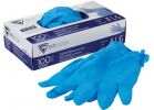 West Chester Protective Gear Posi Shield Nitrile Disposable Glove With Textured Fingertips XL, Blue