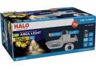 Halo Selectable Lumen &amp; Color Temperature Outdoor Area Light Fixture Gray