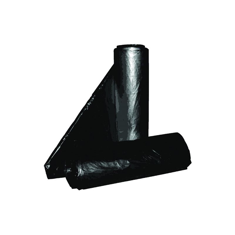ALUF Plastics PG6 Series PG6-6060 Can Liner, 55 to 60 gal, Repro Blend, Black 55 To 60 Gal, Black