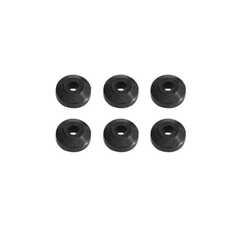 Moen M-Line Series M3858 Faucet Washer, 1/4L, 19/32 in Dia, 1/8 in Thick, Rubber 1/4L (Pack of 6)