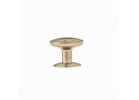 Richelieu BP707032CHBRZ Knob, 1-1/16 in Projection, Metal, Champagne Bronze 1-1/4 In, Yellow, Transitional
