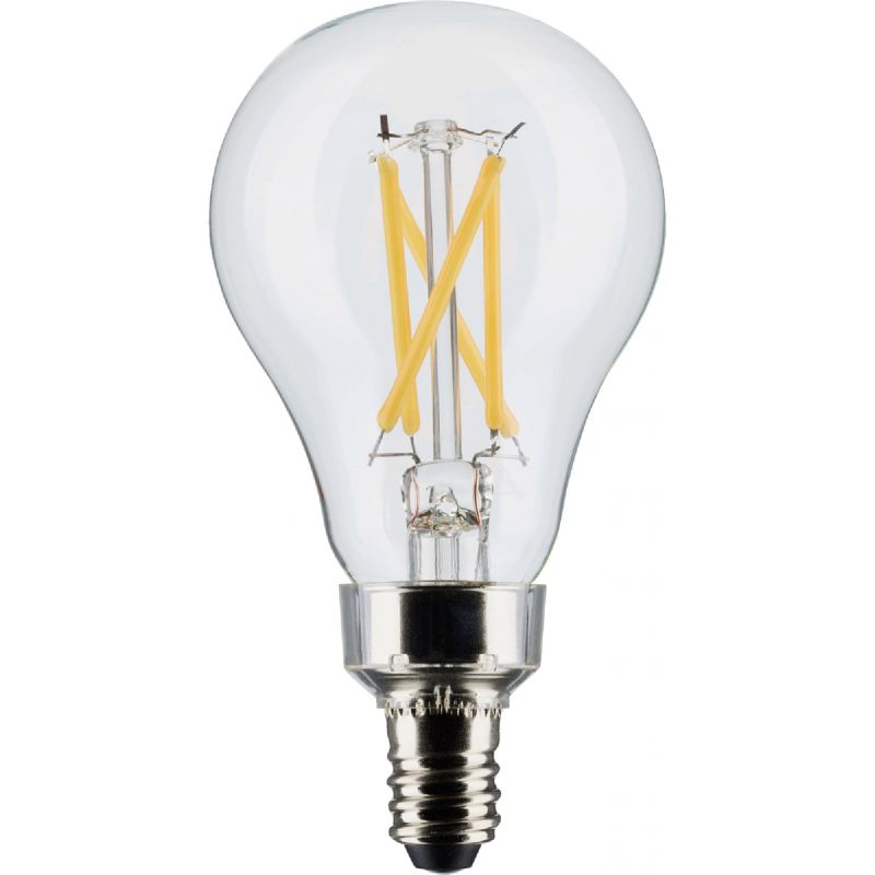 Satco A15 Candelabra Dimmable Traditional California Compliant LED Light Bulb