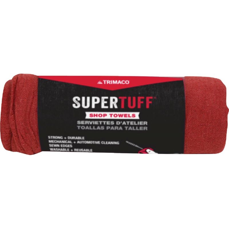 Trimaco SuperTuff Shop Towel Red