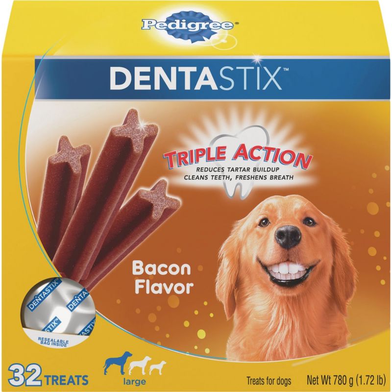 Pedigree Dentastix Bacon Dental Dog Treat 32-Pack