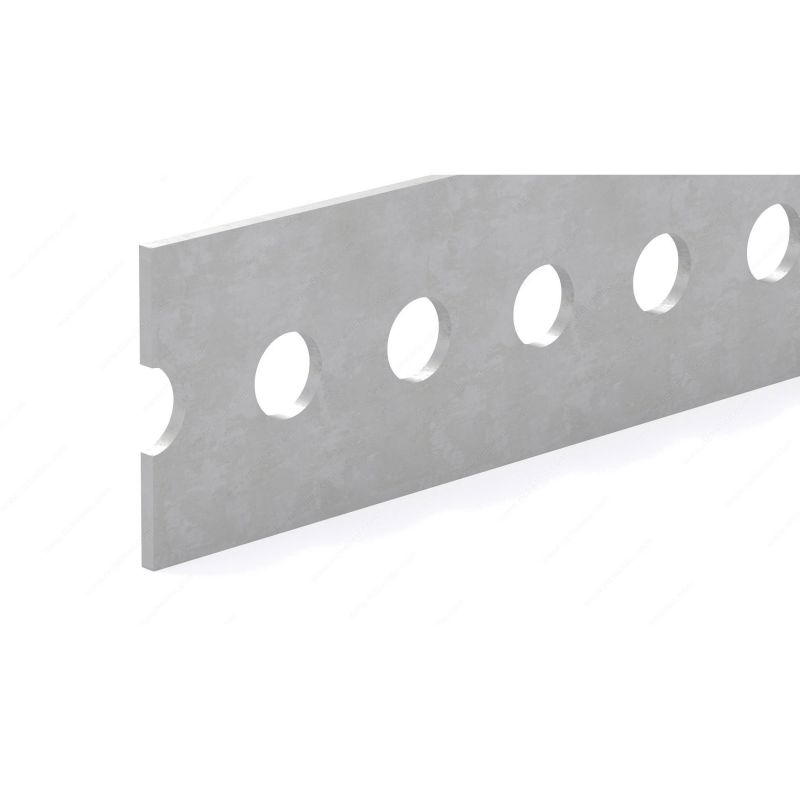 Reliable Mekano Series SFBG13836 Flat Bar, 1-3/8 in W, 36 in L, 5/64 in Thick, Steel, Hot Dip Galvanized
