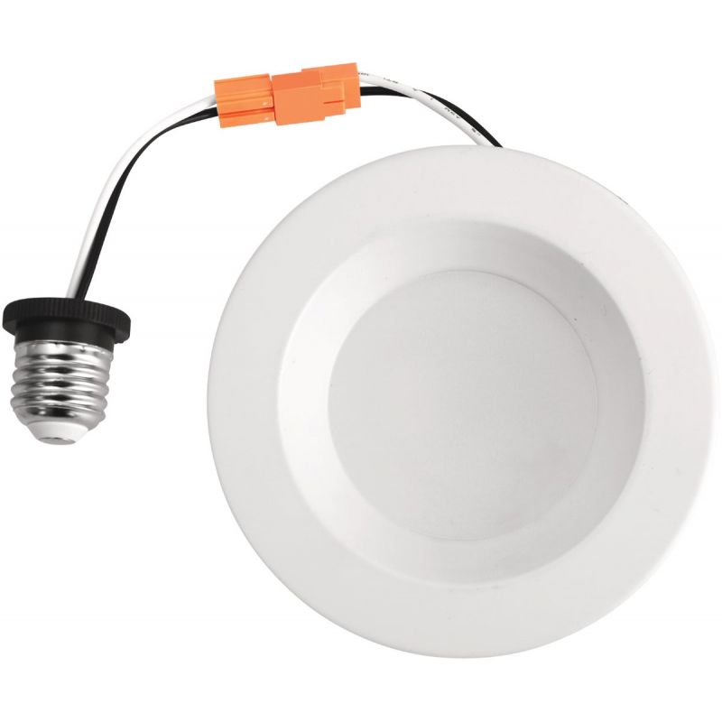 LED CCT Tunable Downlight with Baffle Trim 4 In., White