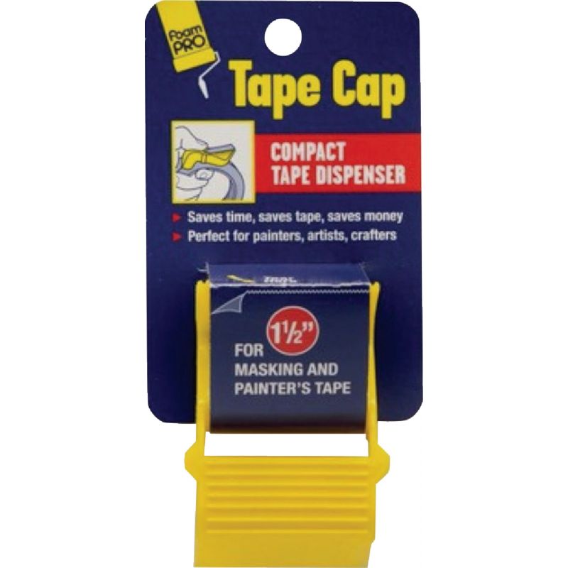 FoamPro Tape Cap Compact Masking Tape Dispenser