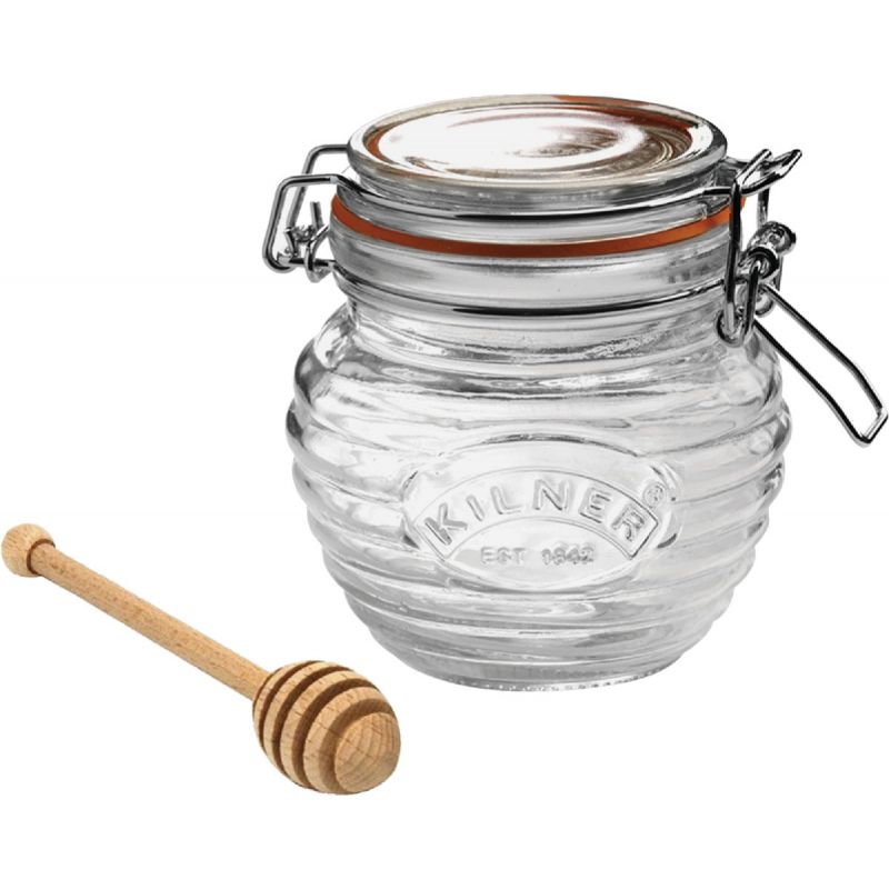 Kilner Honey Pot Glass Storage Jar Set 13.5 Oz. (Pack of 6)