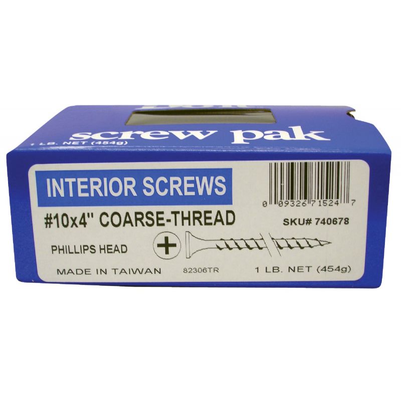 Do it Coarse Thread Drywall Screw #10 X 4 In.
