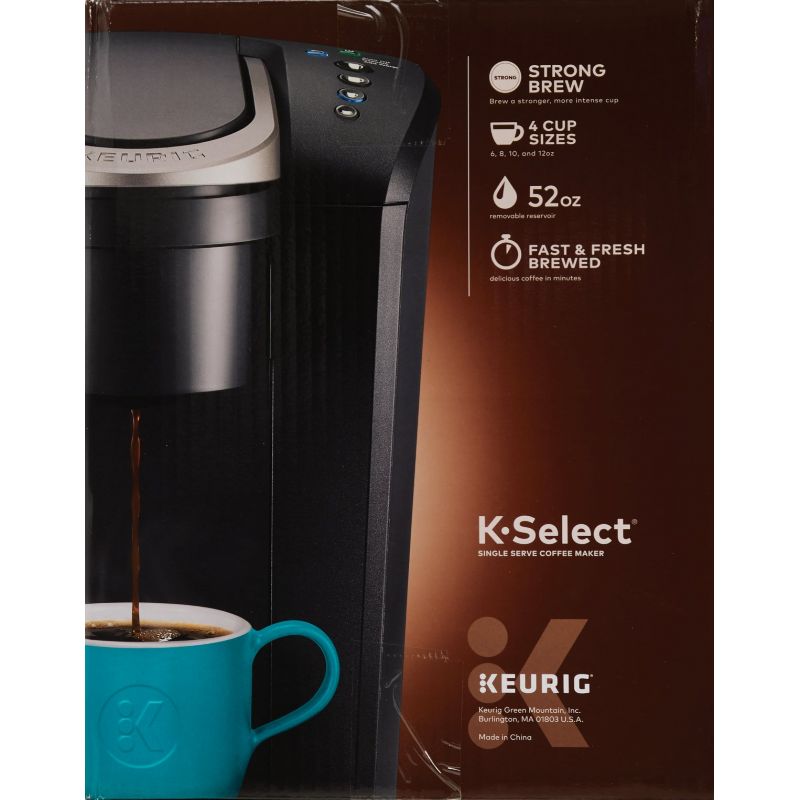 Keurig K-Select Single Serve Coffee Maker 1 Cup, Black