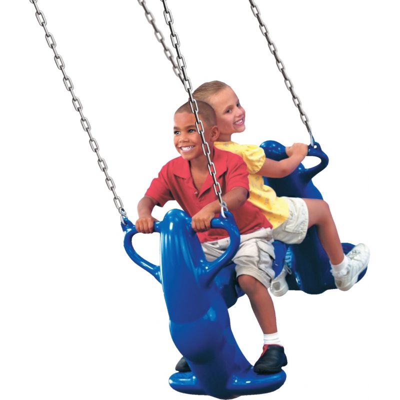 Swing N Slide Mega Rider 2-Seat Glider Swing Blue