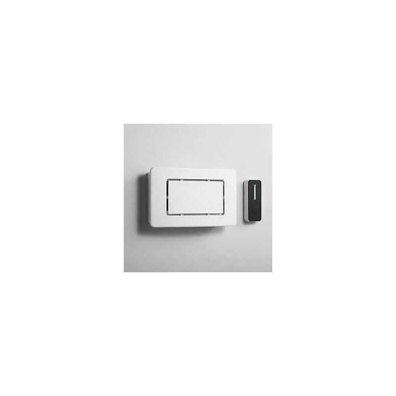 globe 18000156 Doorbell Chime, Wireless, 16 V, 85 dB, White White