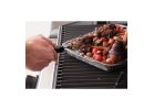 Broil King 63106 Roasting and Drip Pan, Stainless Steel, Silver, 13-1/4 in L, 10.15 in W, 1-1/2 in H, Integrated Handle Silver