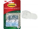 Command Outdoor Light Clips with Foam Strips Clear
