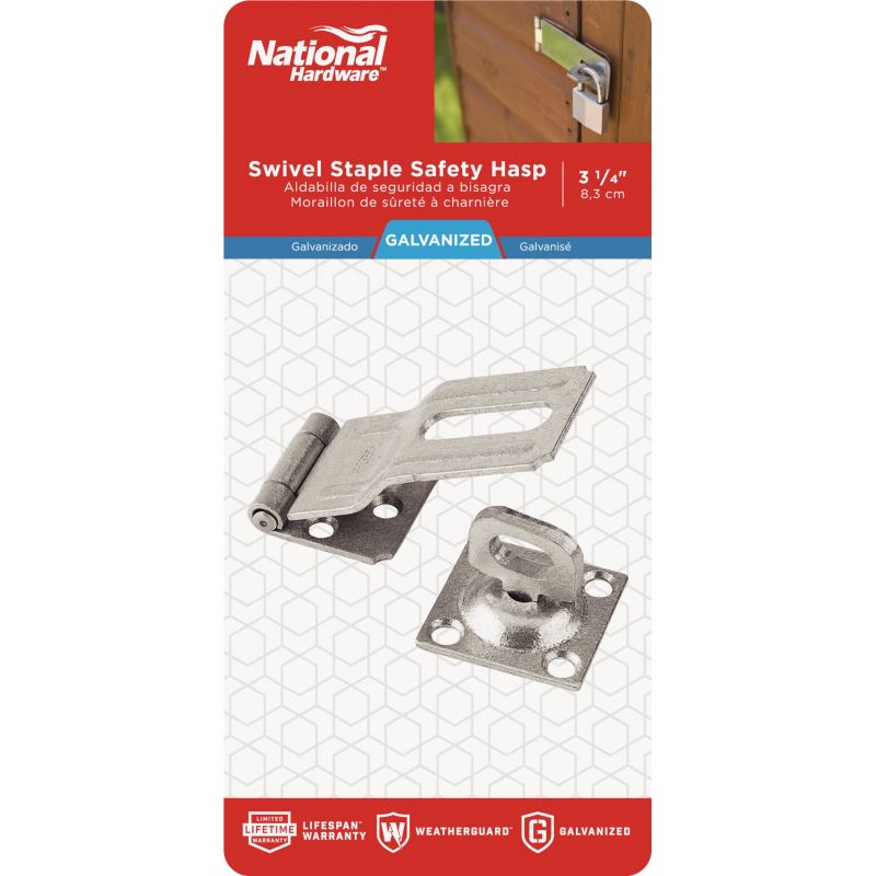 National Swivel Safety Hasp