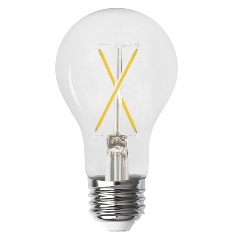 Feit Electric A1940CL950CA/FIL/4 Filament LED Bulb, Type A, A19 Lamp, 40 W Equivalent, E26 Lamp Base, Dimmable, Clear