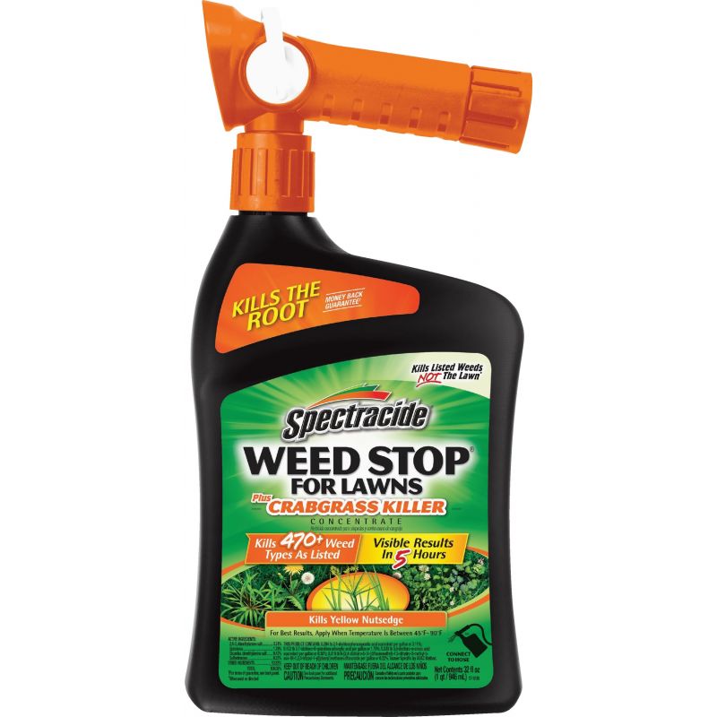 Spectracide Weed Stop Crabgrass &amp; Weed Killer 32 Oz., Hose End