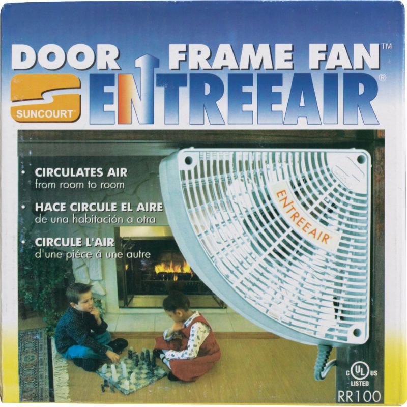 Suncourt Door Frame Fan White