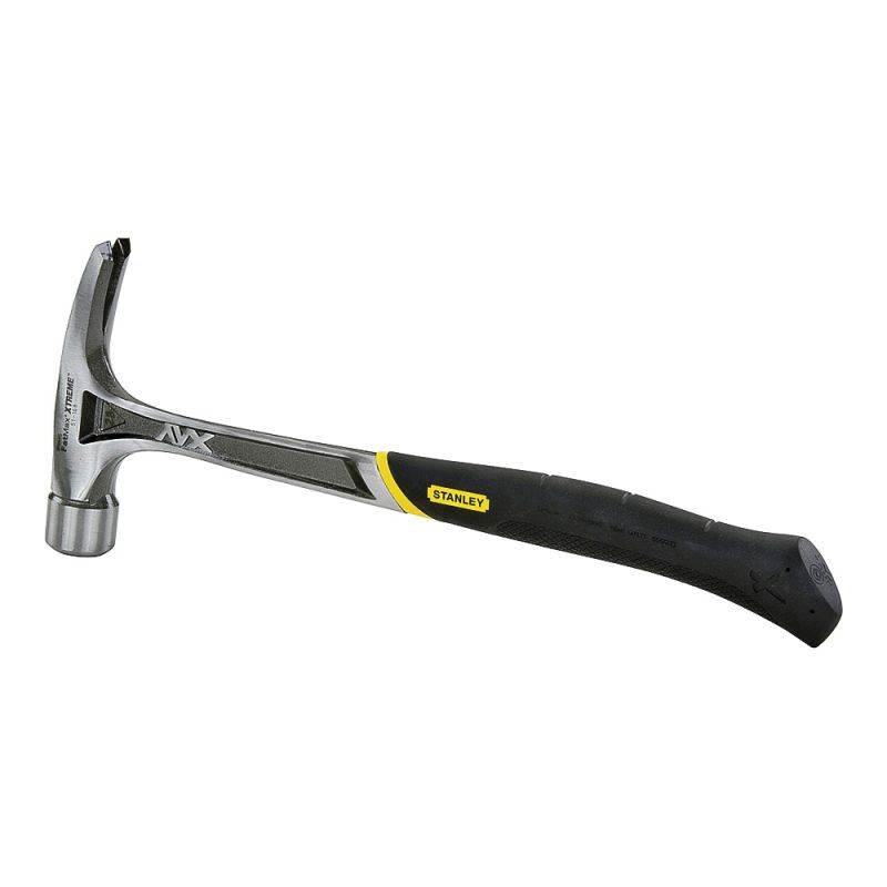 STANLEY Xtreme Series 51-167 Framing Hammer, 22 oz Head, Rip Claw, Checkered Head, Steel Head, 18 in OAL
