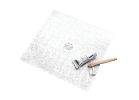 iDESIGN 80210 Shower Mat, 22 in L, 22 in W, Square, Pebblz Pattern, Plastic/Vinyl Rug, Clear Clear