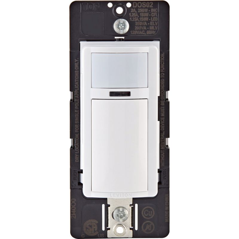Leviton Decora 180-Degree Occupancy Sensor Switch White