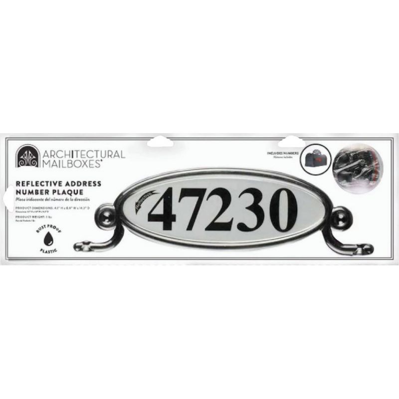 Architectural Mailboxes Reflective Address Plaque