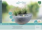Lumineo GRC Bowl Fountain with Planter