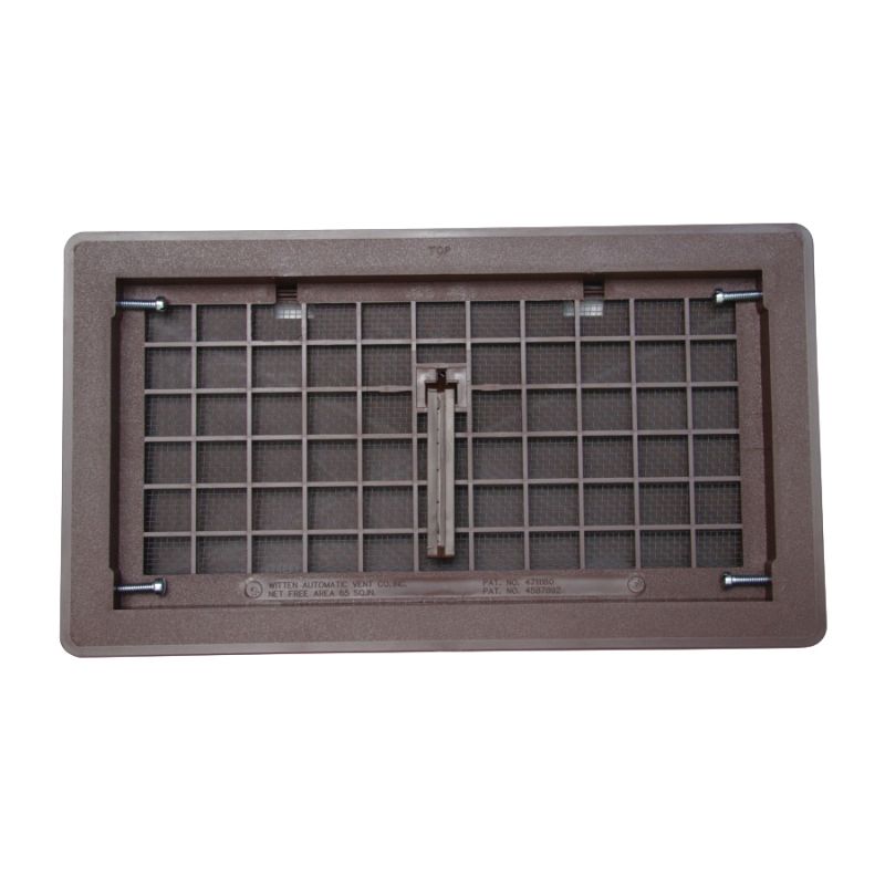 Witten Vent 500BR Foundation Vent, Brown Brown