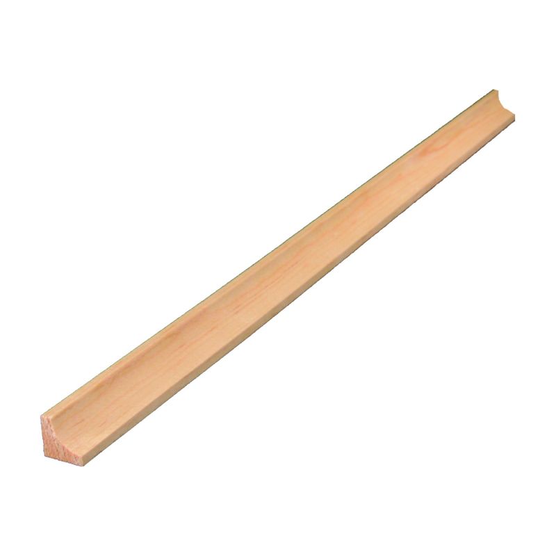 ALEXANDRIA Moulding 00106-20096C1 Cove Moulding, 96 in L, 11/16 in W, Pine Wood (Pack of 10)