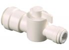 Watts Quick Connect Straight Stop Shutoff Push Valve 1/4&quot; CTS X 1/2&quot; QC