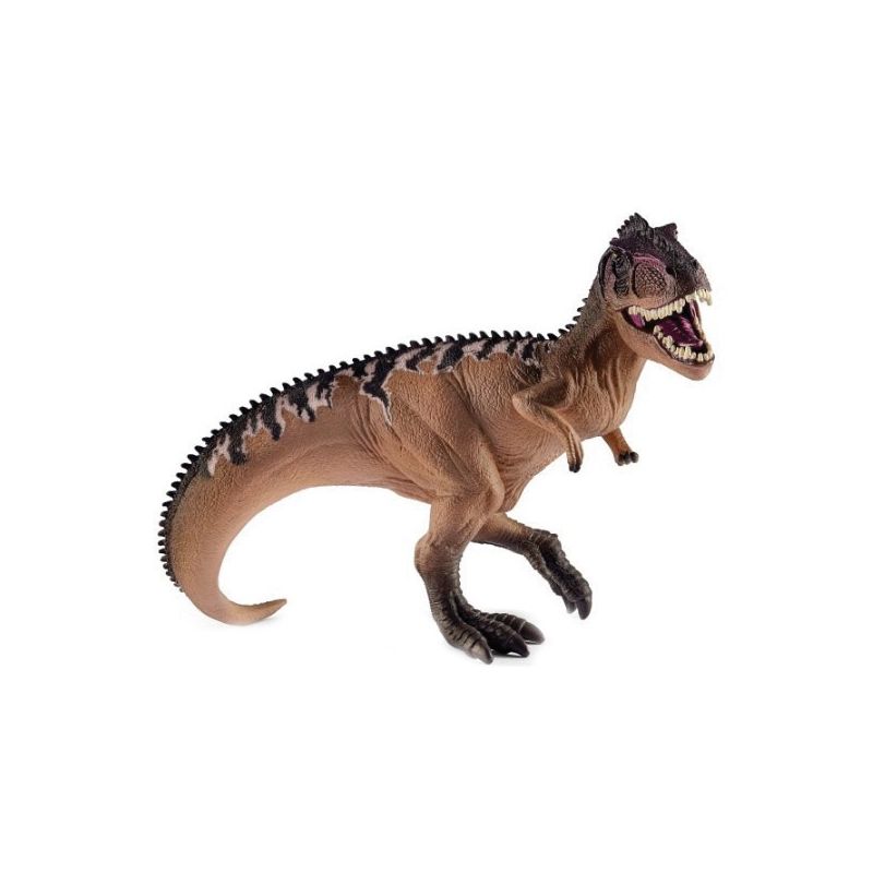 Schleich-S 15010 Toy, 3 years and Up, Giganotosaurus, Plastic Brown