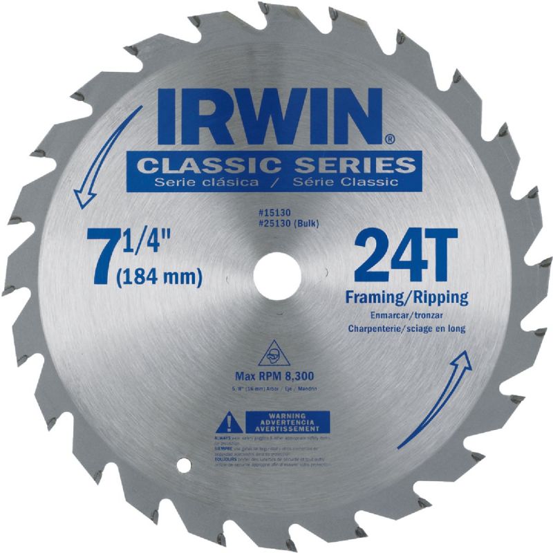 Irwin Classic Series Circular Saw Blade (Pack of 25)