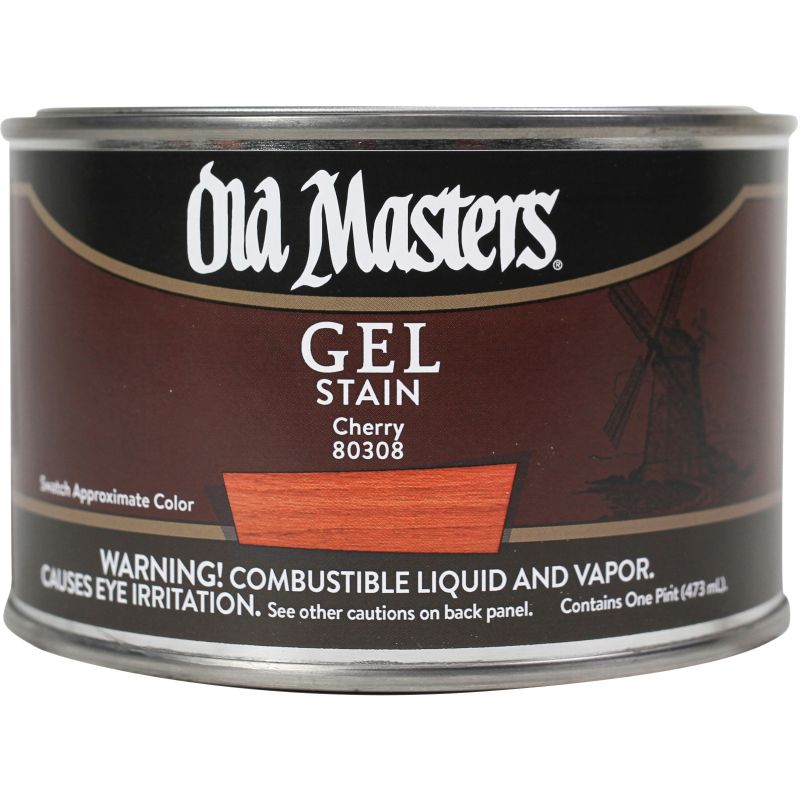 Old Masters 80308 Gel Stain, Clear, Liquid, 1 pt, Can Clear