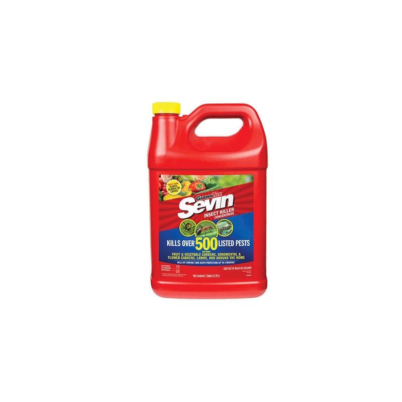 Sevin 100530124 Insect Killer, Liquid, Spray Application, 1 gal Off-White/White