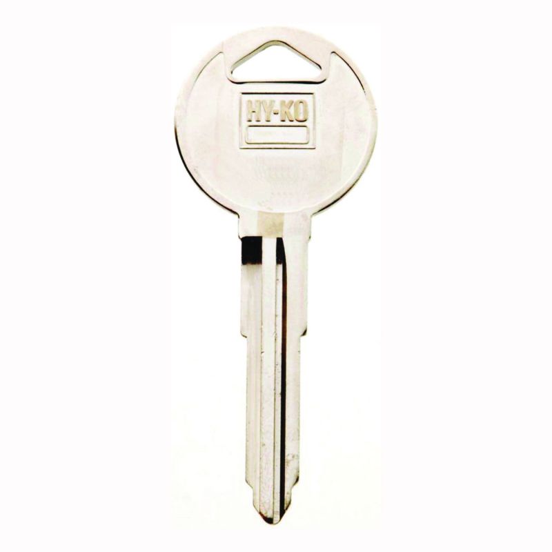 Hy-Ko 11010MZ17 Automotive Key Blank, Brass, Nickel, For: Mazda Vehicle Locks (Pack of 10)