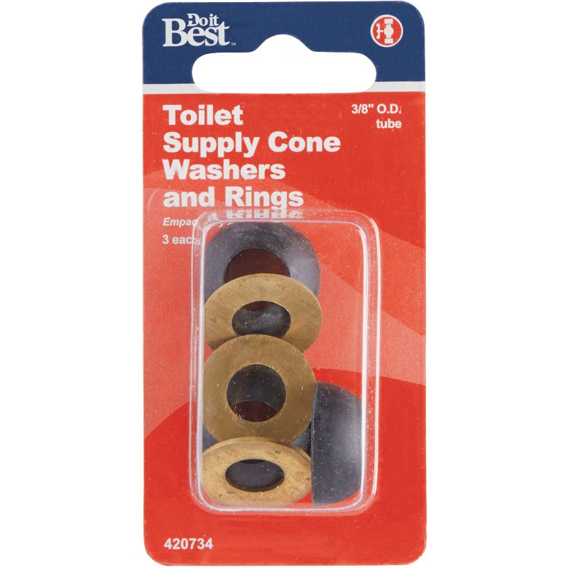 Do it Toilet Supply Cone Washer And Friction Ring Assortment