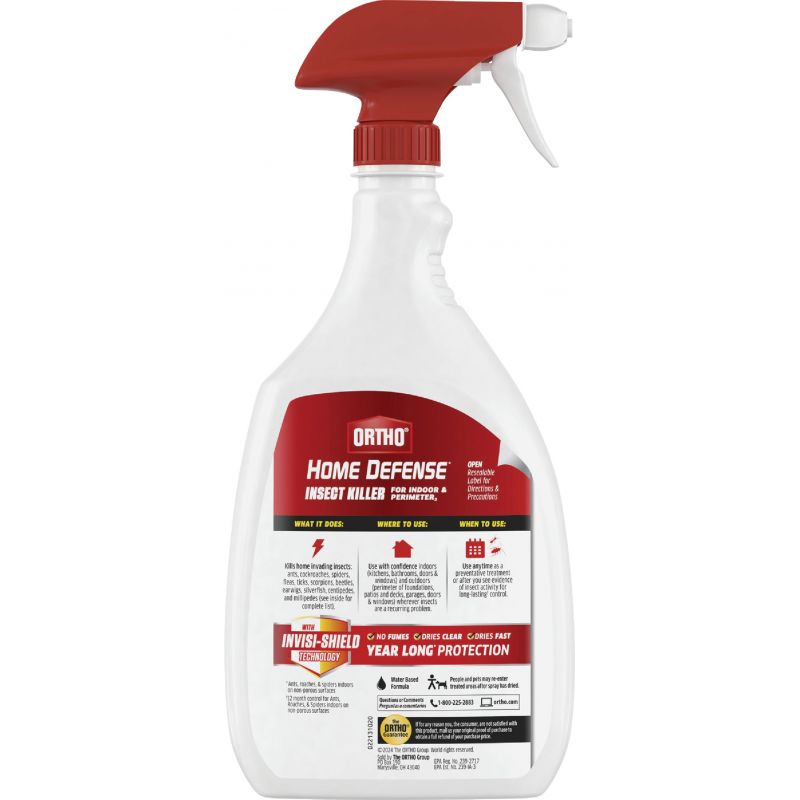 Ortho Home Defense Indoor &amp; Perimeter Insect Killer 24 Oz., Trigger Spray