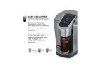 Keurig 5000197492 Coffee Maker, 75 oz, 110 W, Plastic, Silver 75 Oz, Silver