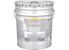 Valspar Oil Paint &amp; Primer In One Low Sheen Barn &amp; Fence Paint White, 5 Gal.