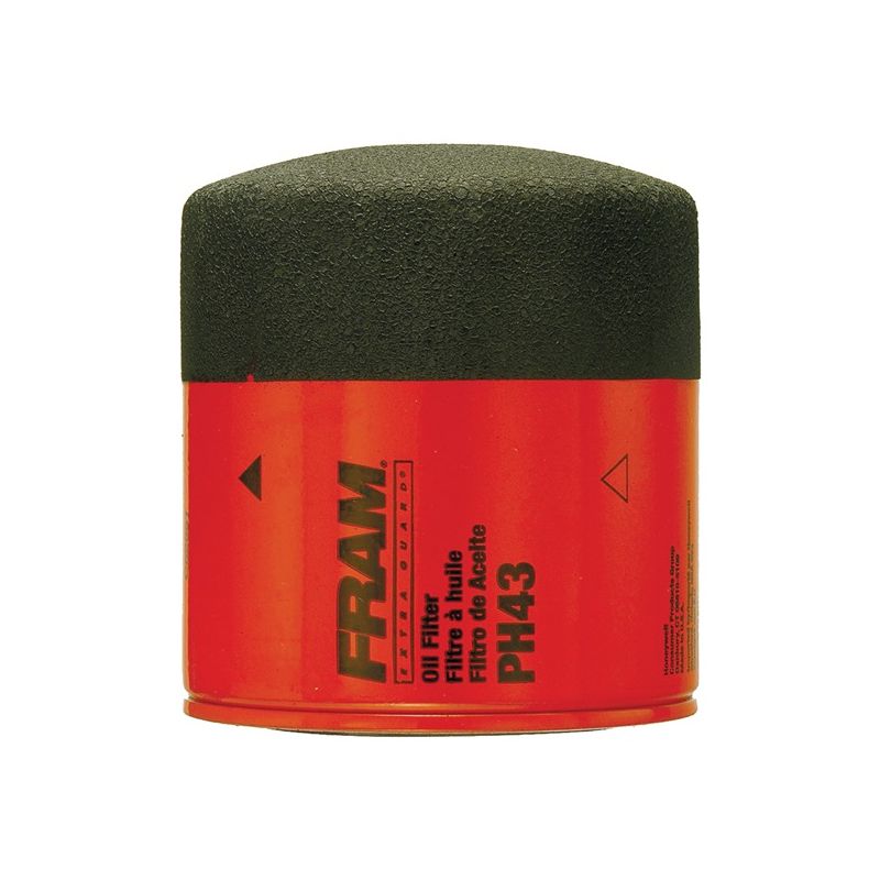 FRAM PH43 Full Flow Lube Oil Filter, 3/4- 16 Connection, Threaded, Cellulose, Synthetic Glass Filter Media
