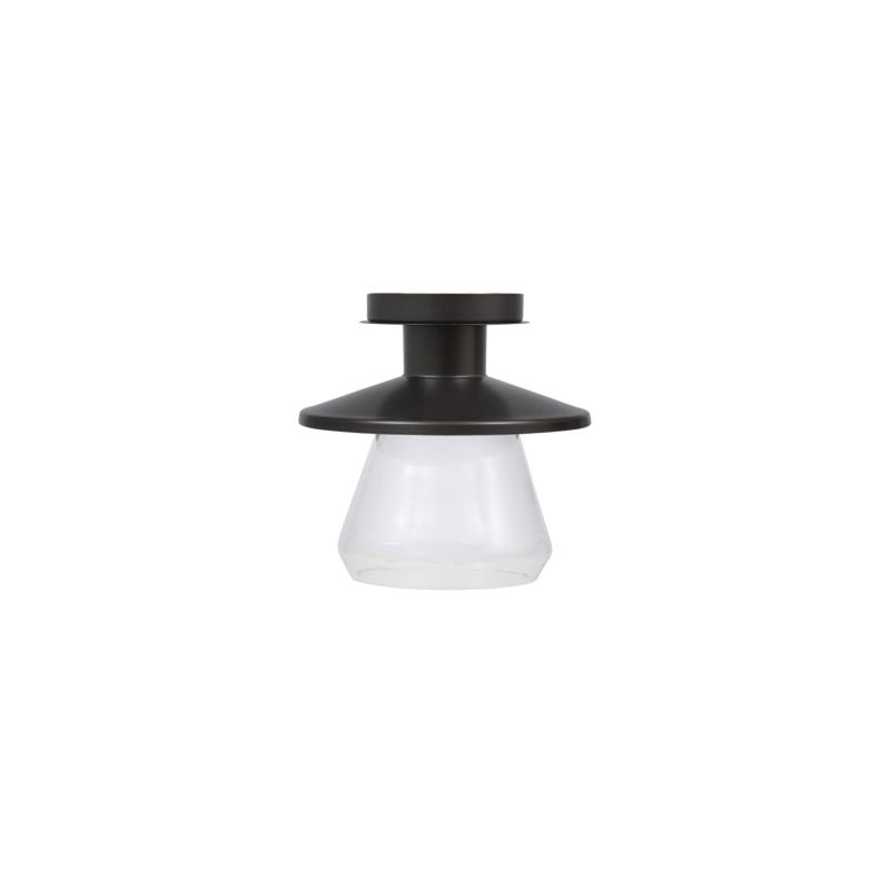 Sylvania 60059 Ceiling Light Fixture, 120 V, 1-Lamp, LED Lamp, 800 Lumens Lumens, 80 CRI, Metal Fixture, Black Fixture