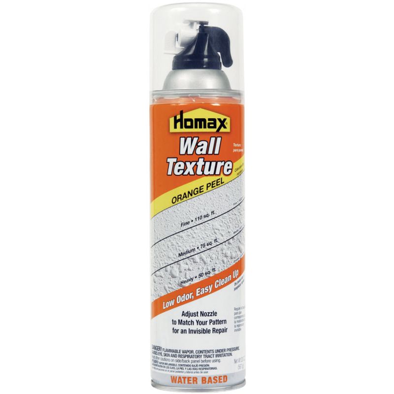Homax Water-Based Orange Peel And Splatter Wall Spray Texture White, 20 Oz.