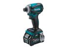 Makita XGT GDT01D Impact Driver Kit, Battery Included, 40 V, 2.5 Ah, 1/4 in Drive, Hex Drive