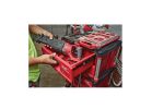 Milwaukee PACKOUT 48-22-8442 Tool Box, 50 lb, Polypropylene, Black/Red, 22.2 in L x 16.3 in W x 14.3 in H Outside Black/Red